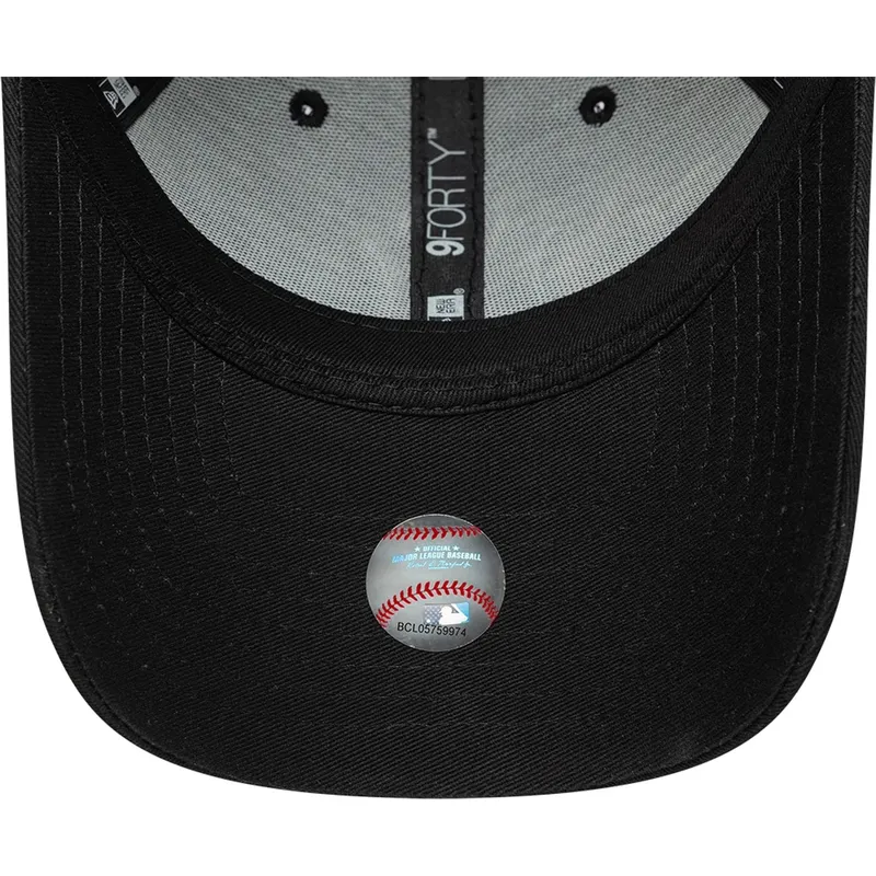 petten-gebogen-zwart-verstelbaar-9forty-tonal-icon-van-new-york-yankees-mlb-van-new-era