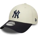 petten-gebogen-beige-verstelbaar-9forty-world-series-van-new-york-yankees-mlb-van-new-era