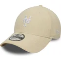 petten-gebogen-beige-verstelbaar-9forty-soft-cord-van-new-york-mets-mlb-van-new-era
