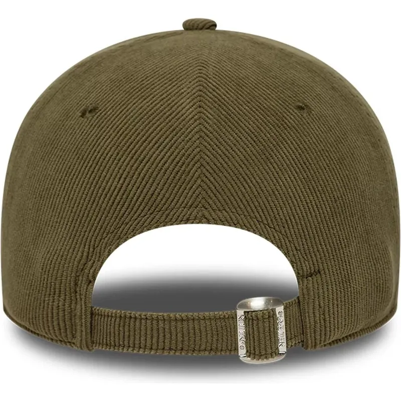 petten-gebogen-groen-verstelbaar-9forty-soft-cord-van-new-york-yankees-mlb-van-new-era