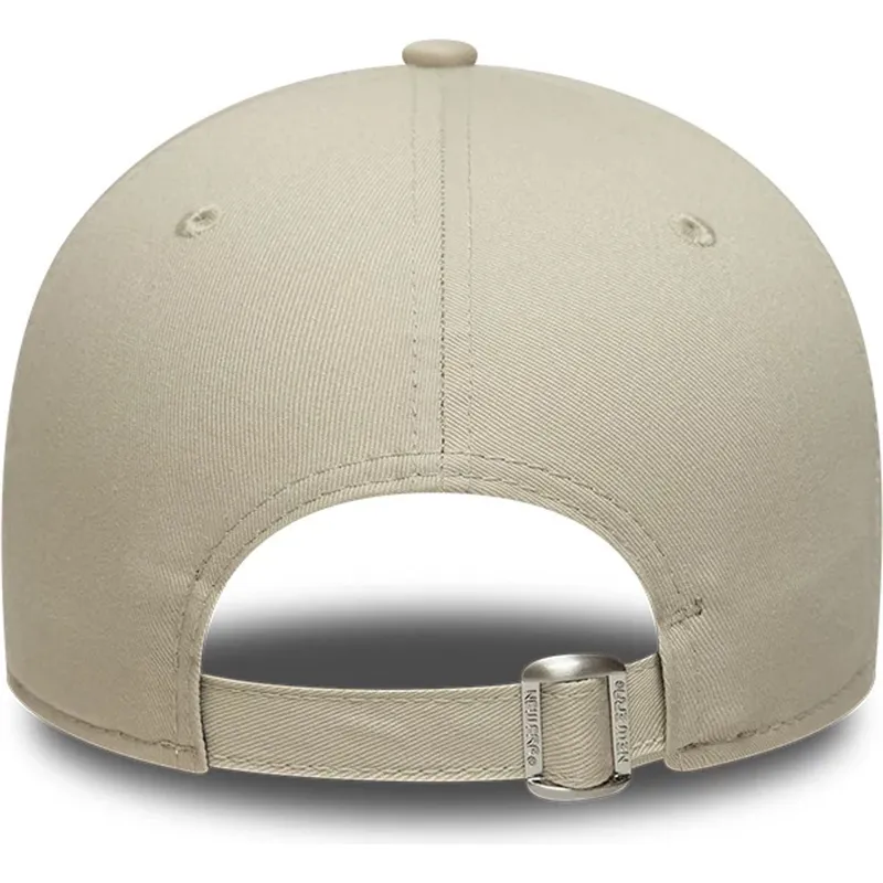 petten-gebogen-beige-verstelbaar-9forty-city-icon-van-los-angeles-dodgers-mlb-van-new-era