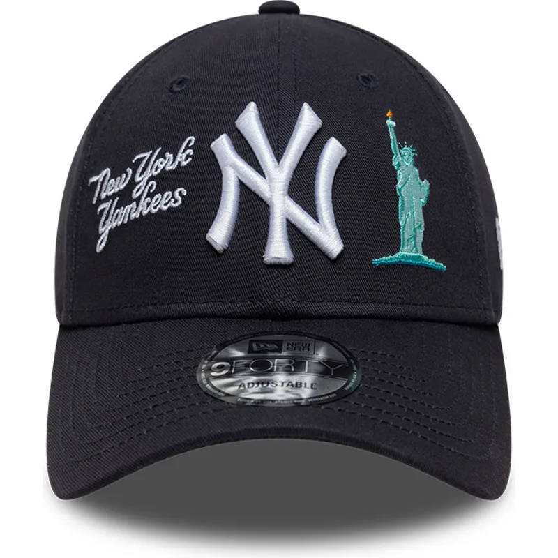 petten-gebogen-marineblauw-verstelbaar-9forty-city-icon-van-new-york-yankees-mlb-van-new-era