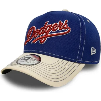 Petten gebogen blauw snapback E Frame City Icon van Los Angeles Dodgers MLB van New Era