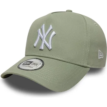 Petten gebogen groen snapback E Frame League Essential van New York Yankees MLB van New Era