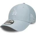 petten-gebogen-blauw-verstelbaar-9forty-homefield-midi-van-los-angeles-dodgers-mlb-van-new-era