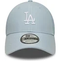 petten-gebogen-blauw-verstelbaar-9forty-homefield-midi-van-los-angeles-dodgers-mlb-van-new-era