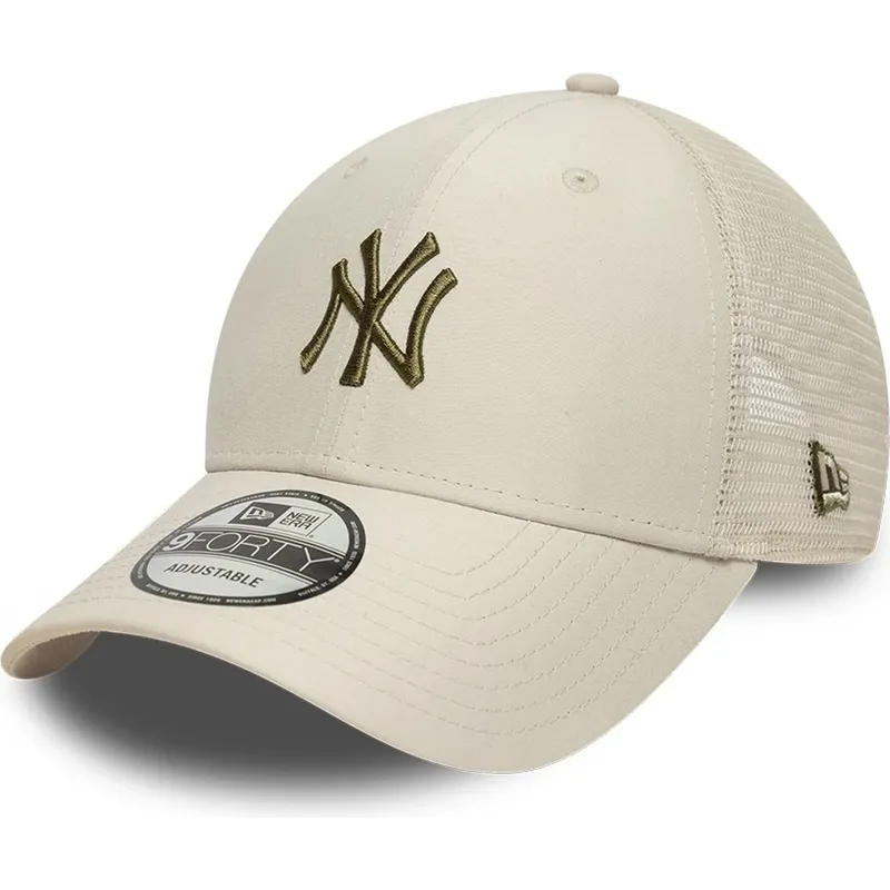 petten-gebogen-beige-verstelbaar-9forty-homefield-midi-van-new-york-yankees-mlb-van-new-era