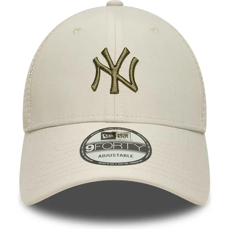 petten-gebogen-beige-verstelbaar-9forty-homefield-midi-van-new-york-yankees-mlb-van-new-era