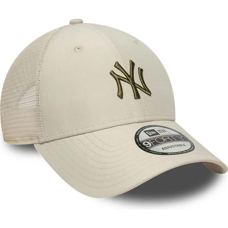 petten-gebogen-beige-verstelbaar-9forty-homefield-midi-van-new-york-yankees-mlb-van-new-era