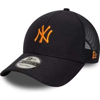 Petten gebogen marineblauw verstelbaar 9FORTY Homefield Midi van New York Yankees MLB van New Era