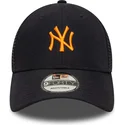 petten-gebogen-marineblauw-verstelbaar-9forty-homefield-midi-van-new-york-yankees-mlb-van-new-era