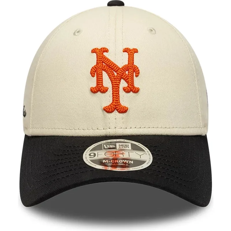 petten-gebogen-beige-snapback-9forty-m-crown-side-script-van-new-york-mets-mlb-van-new-era petten-gebogen-beige-snapback-9forty-m-crown-side-script-van-new-york-mets-mlb-van-new-era