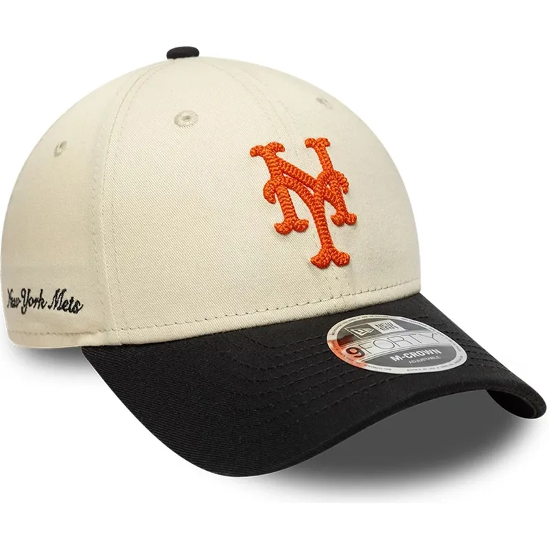 petten-gebogen-beige-snapback-9forty-m-crown-side-script-van-new-york-mets-mlb-van-new-era petten-gebogen-beige-snapback-9forty-m-crown-side-script-van-new-york-mets-mlb-van-new-era