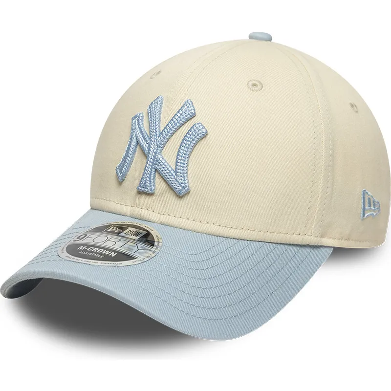 petten-gebogen-beige-snapback-9forty-m-crown-side-script-van-new-york-yankees-mlb-van-new-era petten-gebogen-beige-snapback-9forty-m-crown-side-script-van-new-york-yankees-mlb-van-new-era