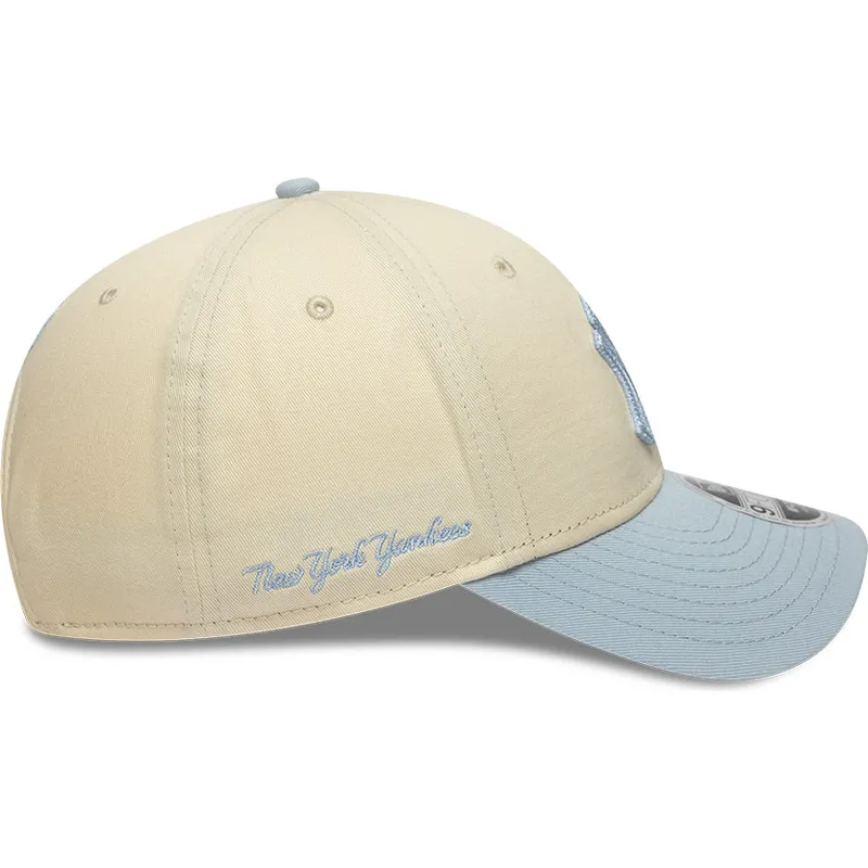 petten-gebogen-beige-snapback-9forty-m-crown-side-script-van-new-york-yankees-mlb-van-new-era petten-gebogen-beige-snapback-9forty-m-crown-side-script-van-new-york-yankees-mlb-van-new-era