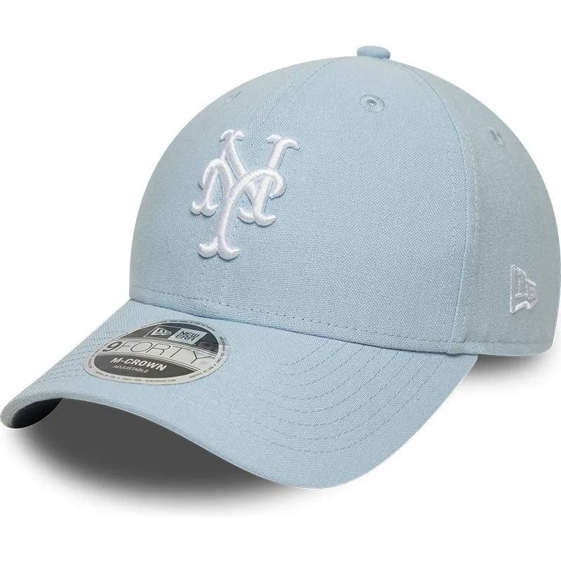 petten-gebogen-blauw-snapback-9forty-m-crown-linen-van-new-york-mets-mlb-van-new-era petten-gebogen-blauw-snapback-9forty-m-crown-linen-van-new-york-mets-mlb-van-new-era