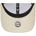 petten-gebogen-beige-snapback-9forty-m-crown-linen-van-new-york-yankees-mlb-van-new-era