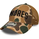 petten-gebogen-camouflage-snapback-9forty-m-crown-wordmark-van-san-diego-padres-mlb-van-new-era