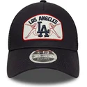 petten-gebogen-marineblauw-snapback-9forty-m-crown-a-frame-van-los-angeles-dodgers-mlb-van-new-era