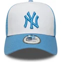 petten-gebogen-blauw-snapback-a-frame-league-essential-van-new-york-yankees-mlb-van-new-era