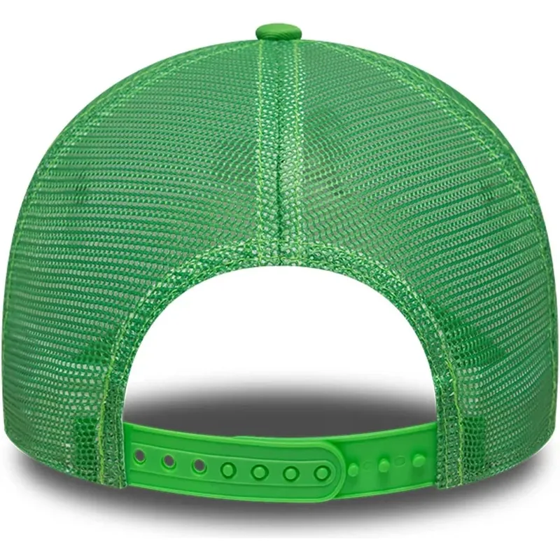 petten-gebogen-groen-snapback-a-frame-league-essential-van-oakland-athletics-mlb-van-new-era