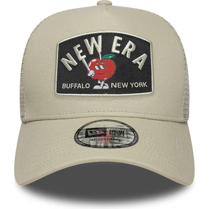 petten-gebogen-beige-snapback-a-frame-summer-patch-van-new-era