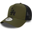 petten-gebogen-groen-snapback-a-frame-sport-van-los-angeles-dodgers-mlb-van-new-era