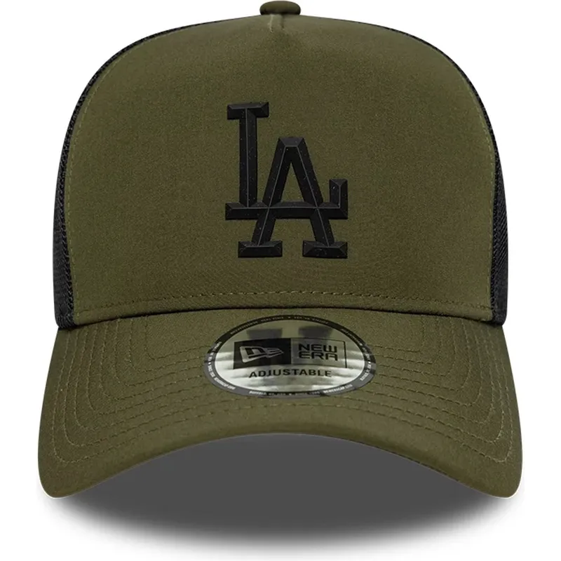 petten-gebogen-groen-snapback-a-frame-sport-van-los-angeles-dodgers-mlb-van-new-era