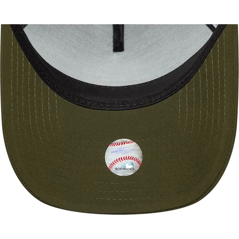 petten-gebogen-groen-snapback-a-frame-sport-van-los-angeles-dodgers-mlb-van-new-era