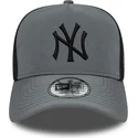 petten-gebogen-grijs-snapback-a-frame-sport-van-new-york-yankees-mlb-van-new-era