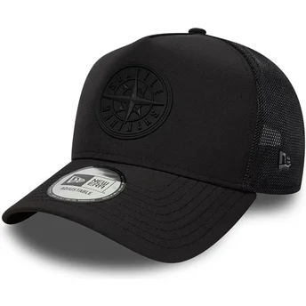 Petten gebogen zwart snapback A Frame Sport van Seattle Mariners MLB van New Era