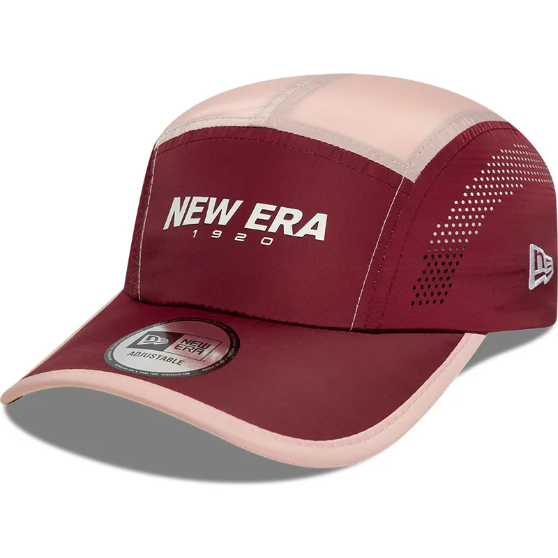 petten-gebogen-hond-rood-verstelbaar-runner-colour-block-van-new-era petten-gebogen-hond-rood-verstelbaar-runner-colour-block-van-new-era