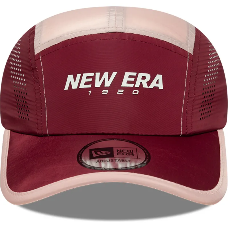 petten-gebogen-hond-rood-verstelbaar-runner-colour-block-van-new-era petten-gebogen-hond-rood-verstelbaar-runner-colour-block-van-new-era