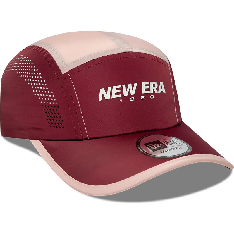 petten-gebogen-hond-rood-verstelbaar-runner-colour-block-van-new-era petten-gebogen-hond-rood-verstelbaar-runner-colour-block-van-new-era