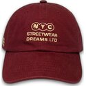 petten-gebogen-rood-verstelbaar-ny-dreams-just-kids-the-90s-van-homenage