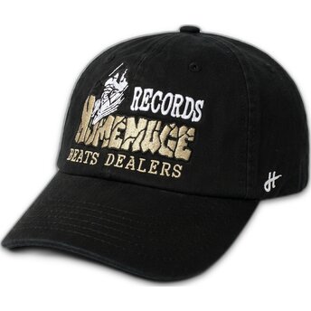 Petten gebogen zwart verstelbaar Records Music Shapes Identity The 90s van Homenage