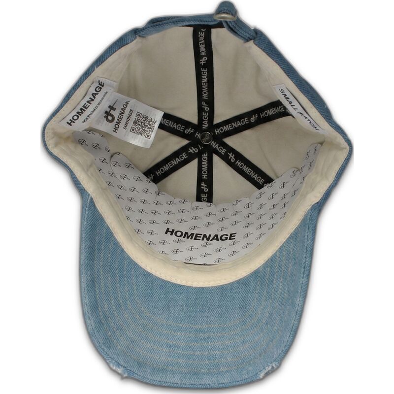 petten-gebogen-blauw-verstelbaar-denim-records-music-shapes-identity-the-90s-van-homenage