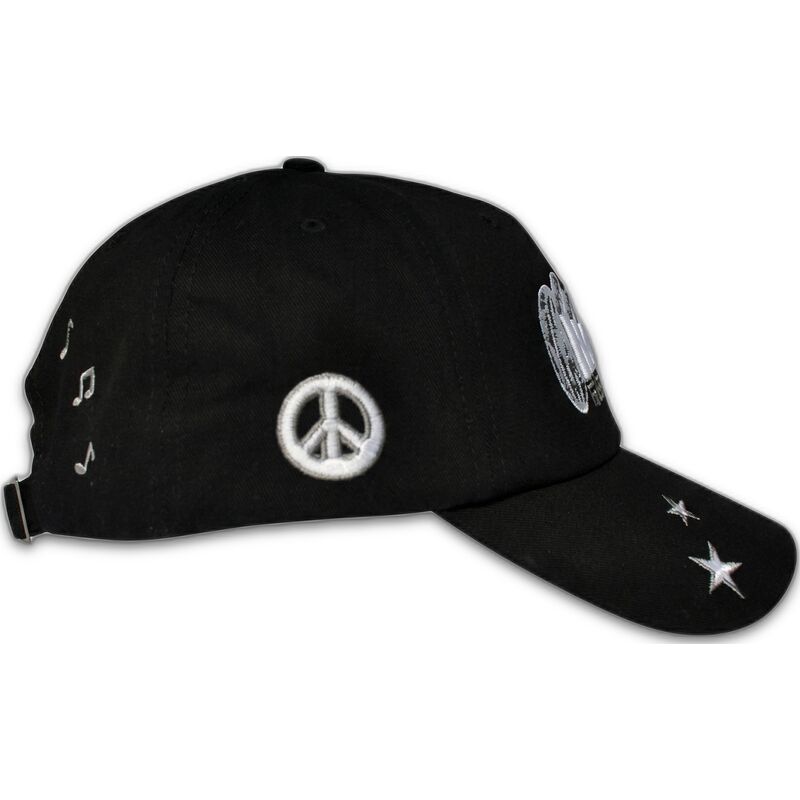 petten-gebogen-zwart-verstelbaar-music-world-music-shapes-identity-the-90s-van-homenage