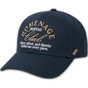 petten-gebogen-marineblauw-snapback-vintage-club-sport-the-ball-van-homenage