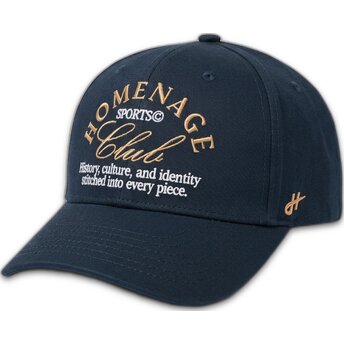 Petten gebogen marineblauw snapback Vintage Club Sport The Ball van Homenage