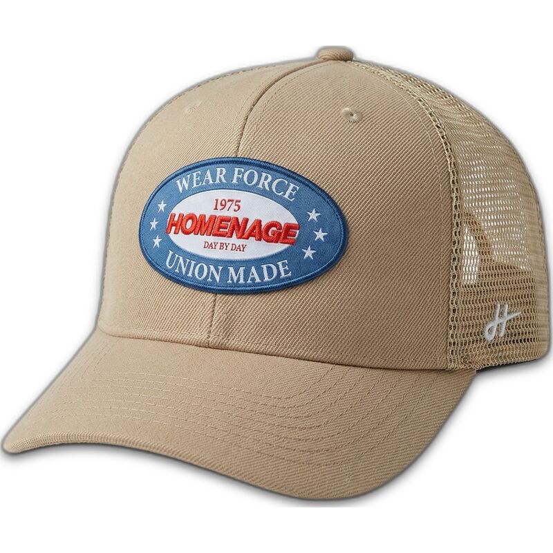 petten-gebogen-beige-snapback-the-trucker-union-workwear-the-van-homenage petten-gebogen-beige-snapback-the-trucker-union-workwear-the-van-homenage