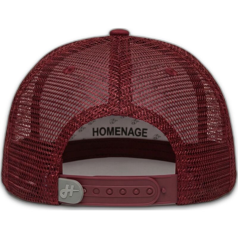 petten-gebogen-rood-snapback-the-trucker-union-workwear-the-van-homenage