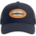 petten-gebogen-marineblauw-snapback-the-trucker-union-workwear-the-van-homenage