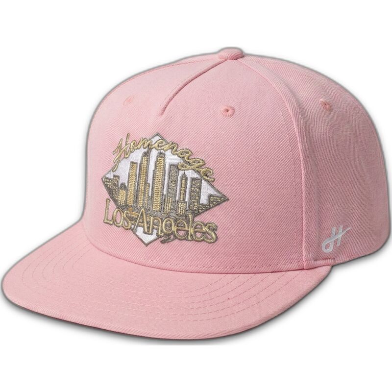 petten-plat-roze-snapback-lasky-skylines-the-retro-van-homenage