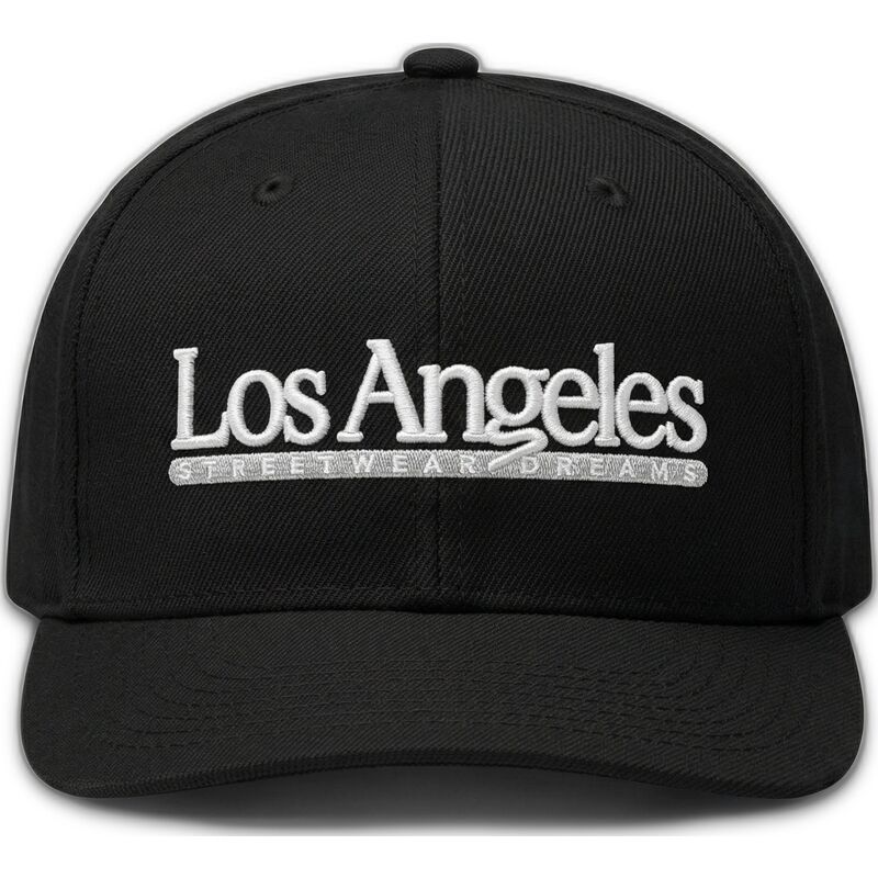 petten-plat-zwart-snapback-los-angeles-skylines-the-snap-van-homenage petten-plat-zwart-snapback-los-angeles-skylines-the-snap-van-homenage