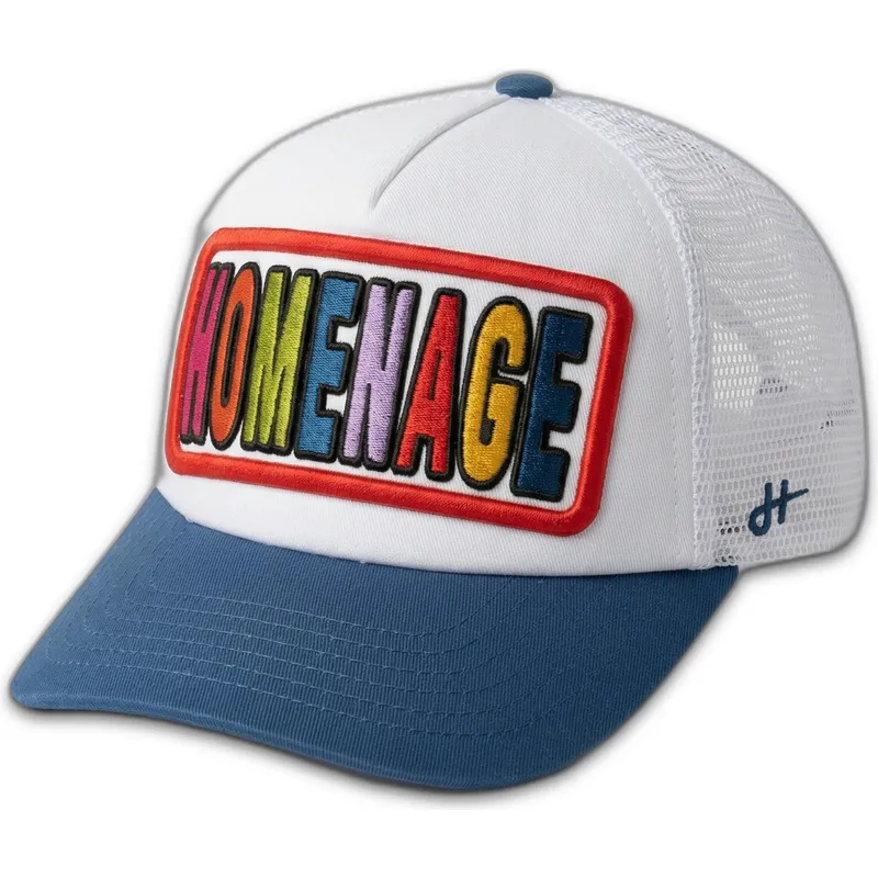 petten-gebogen-blauw-snapback-the-trucker-childhood-fun-the-van-homenage