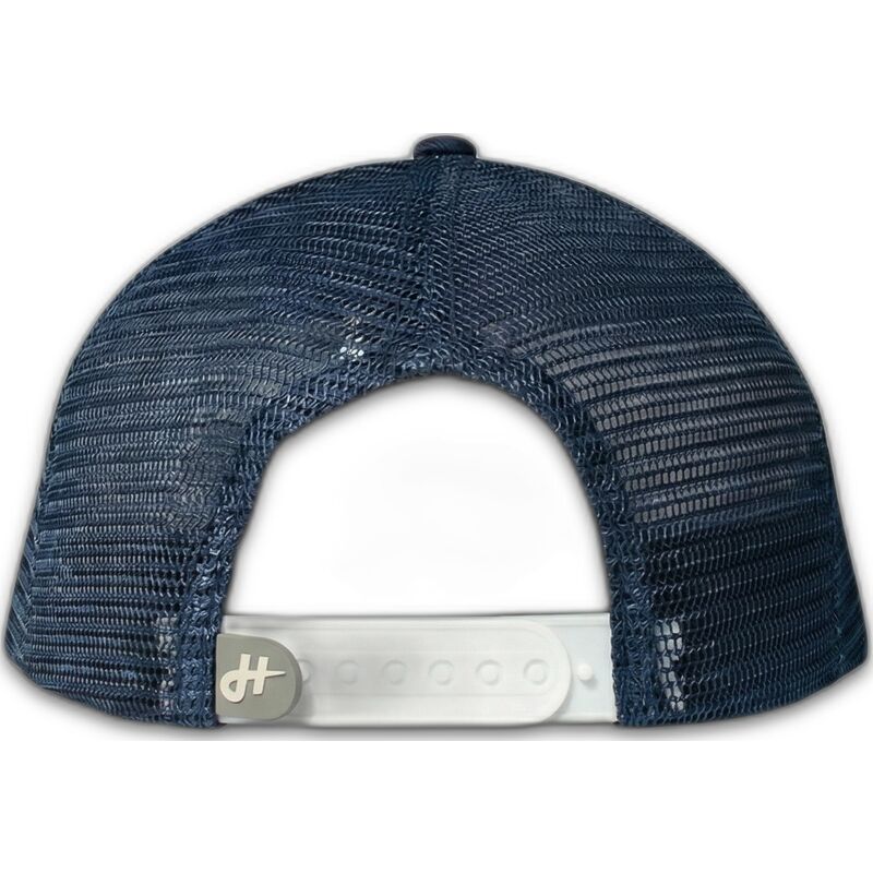 petten-gebogen-marineblauw-snapback-the-trucker-vintage-childhood-fun-the-van-homenage