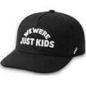 petten-gebogen-zwart-snapback-just-kids-outline-the-retro-van-homenage