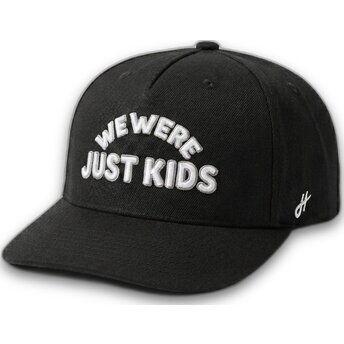 Petten gebogen zwart snapback Just Kids Outline The Retro van Homenage