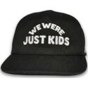 petten-gebogen-zwart-snapback-just-kids-outline-the-retro-van-homenage